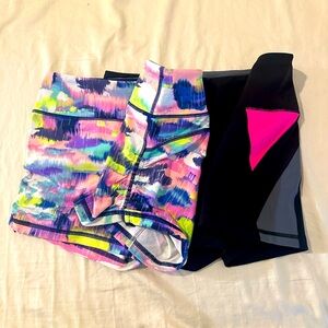 Spandex workout shorts